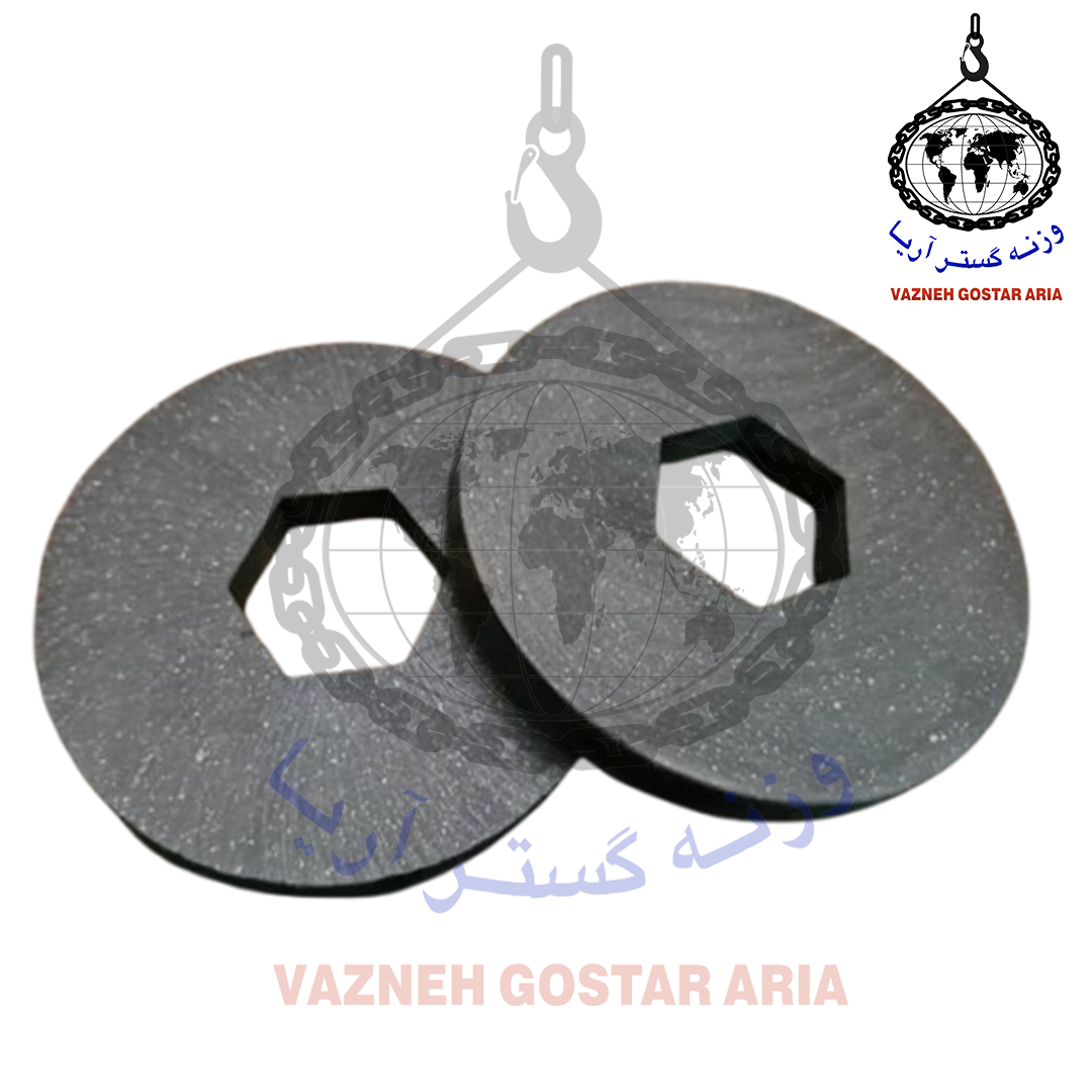 لنت ترمز شش گوش جرثقیل سقفی